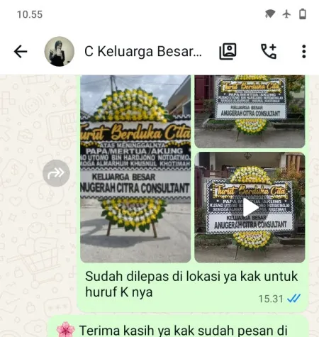 Pengiriman Papan Bunga Duka Jakarta