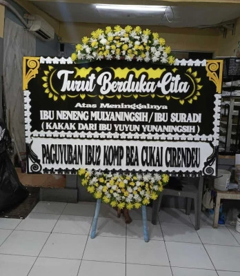 Papan Bunga di Jakarta